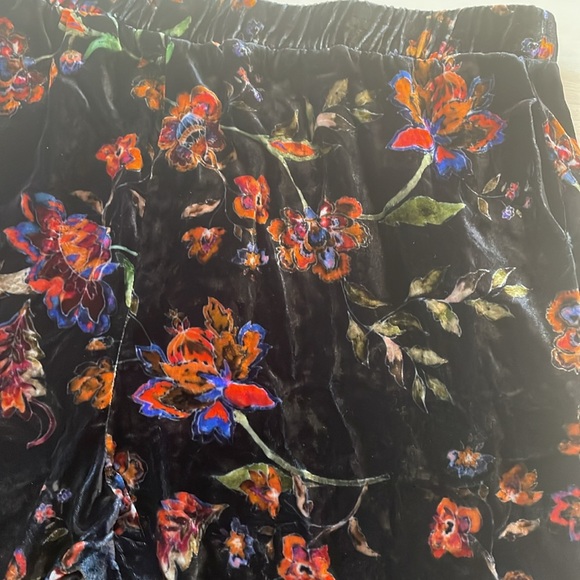 Johnny Was Moonlight silk blend velvet pants - Picture 4 of 6